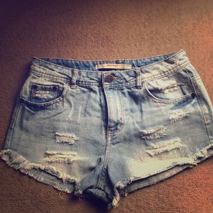 Highway jean shorts